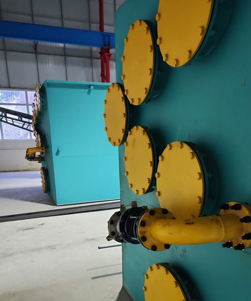 Condenser of BLJ-16 Beston Tyre Pyrolysis Machine Installed in Azerbaijan in February 2023