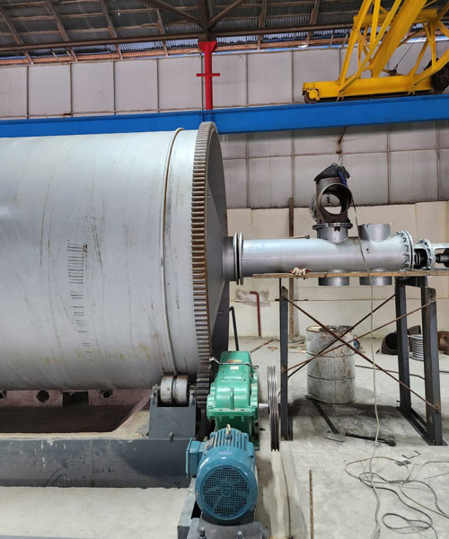 Reactor of BLJ-16 Beston Tyre Pyrolysis Machine Installed in Azerbaijan in February 2023