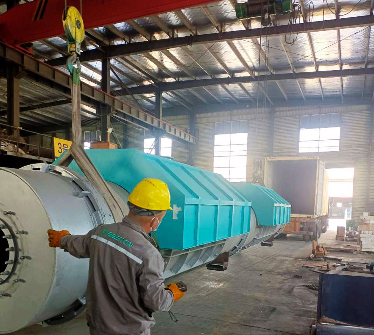 Beston Sewage Sludge Charcoal Machine Shipped to Serbia in 2023