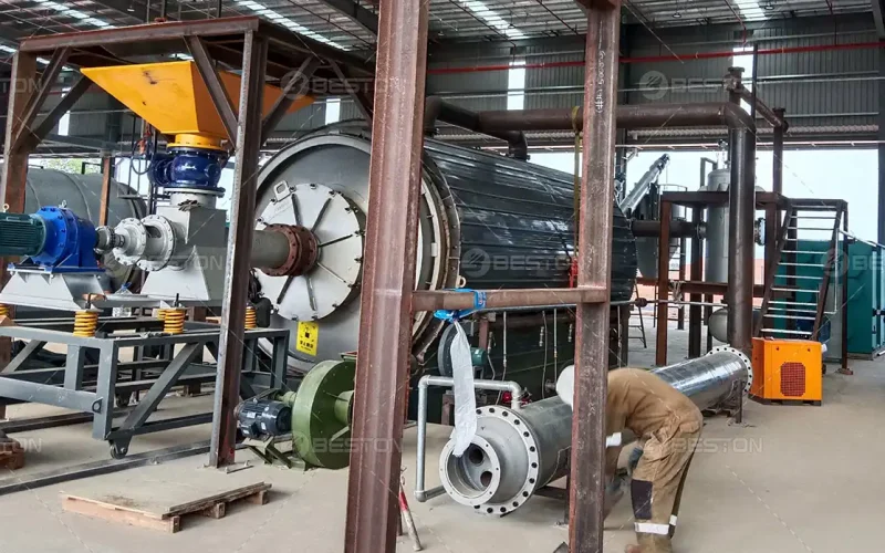 Installation of Pyrolysis Plant in Malaysia Progresses Smoothly