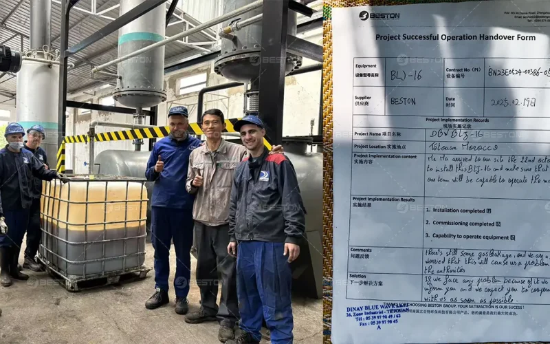 Plastic to Fuel Project Completed in Morocco