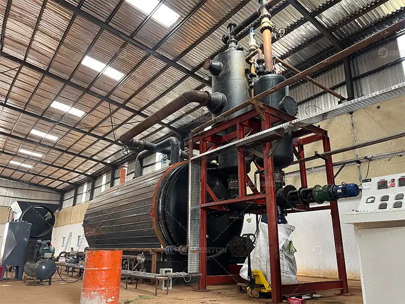 Tyre Pyrolysis Plant in Nigeria