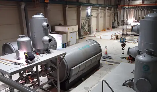 Installation of Batch Pyrolysis Plant in Finland