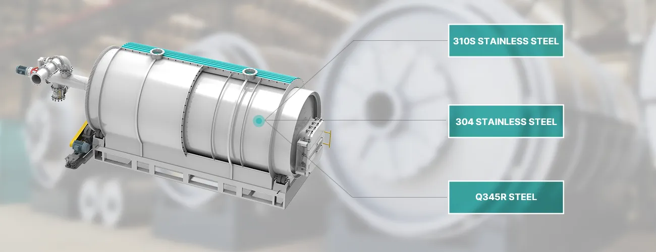 Materials of Small Pyrolysis Reactor