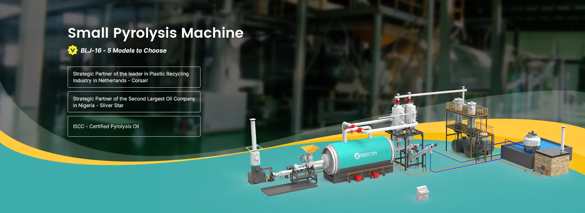 Small Pyrolysis Machine banner