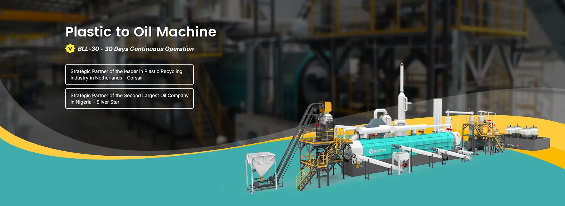 BLL-30 Plastic to Oil Machine banner