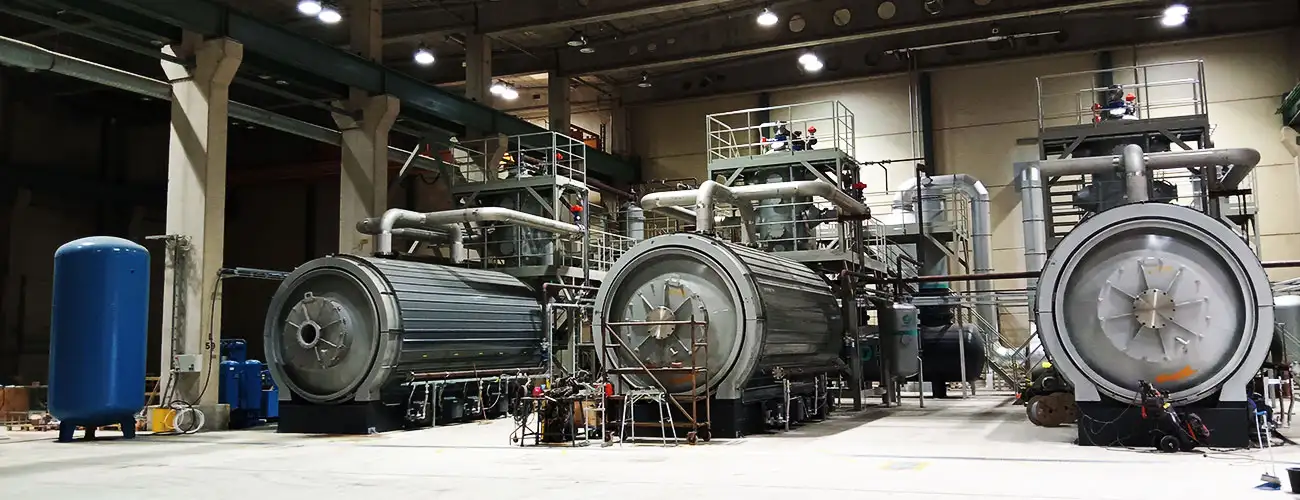 3 Sets of Plastic to Oil Machines Delivered in Finland