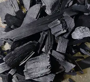 Charcoal From Wood Chips