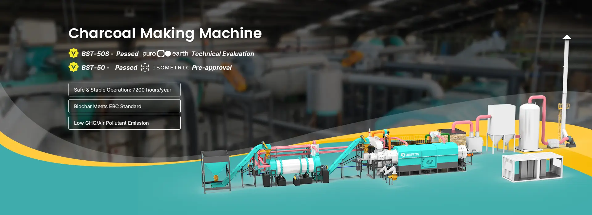 Charcoal Making Machine banner