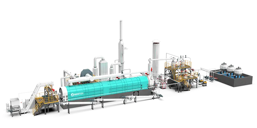 Blackgold P30 Tire Pyrolysis Plant