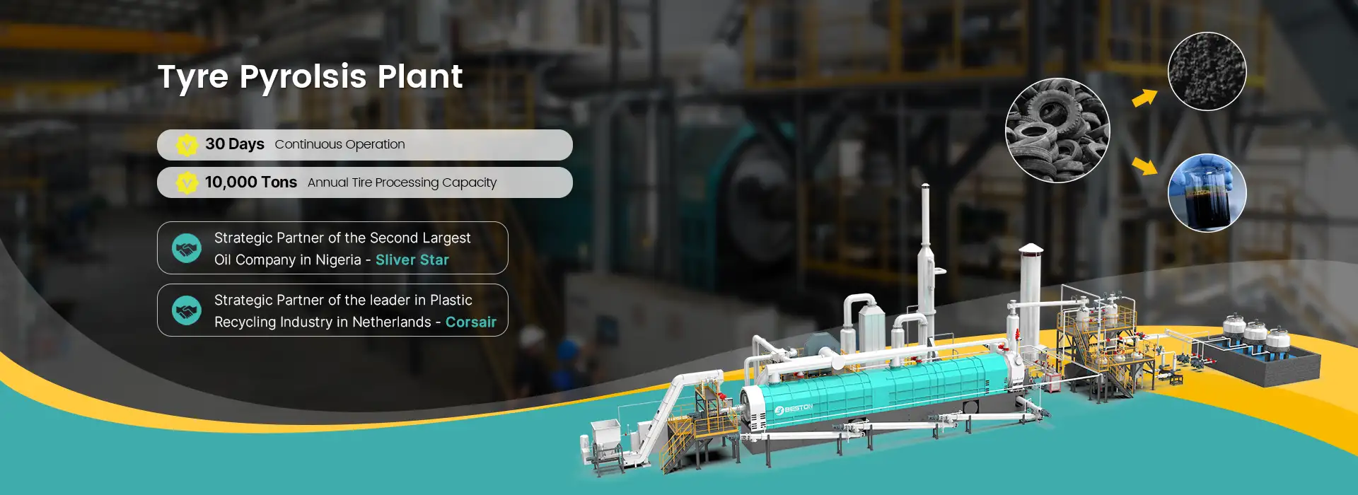 Tyre Pyrolysis Plant banner