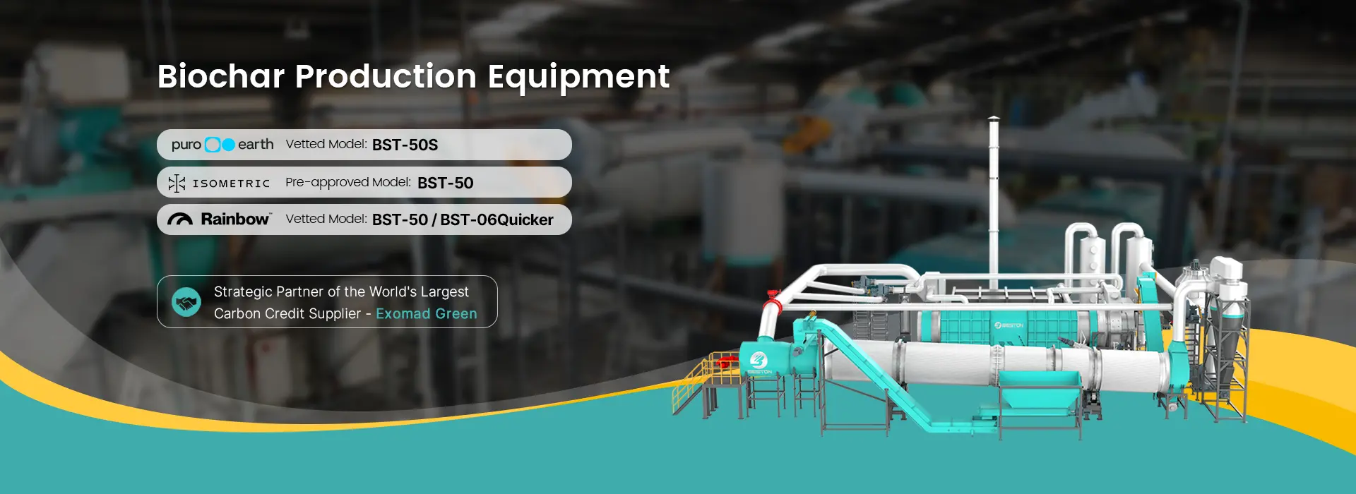 banner Biochar Production Equipment